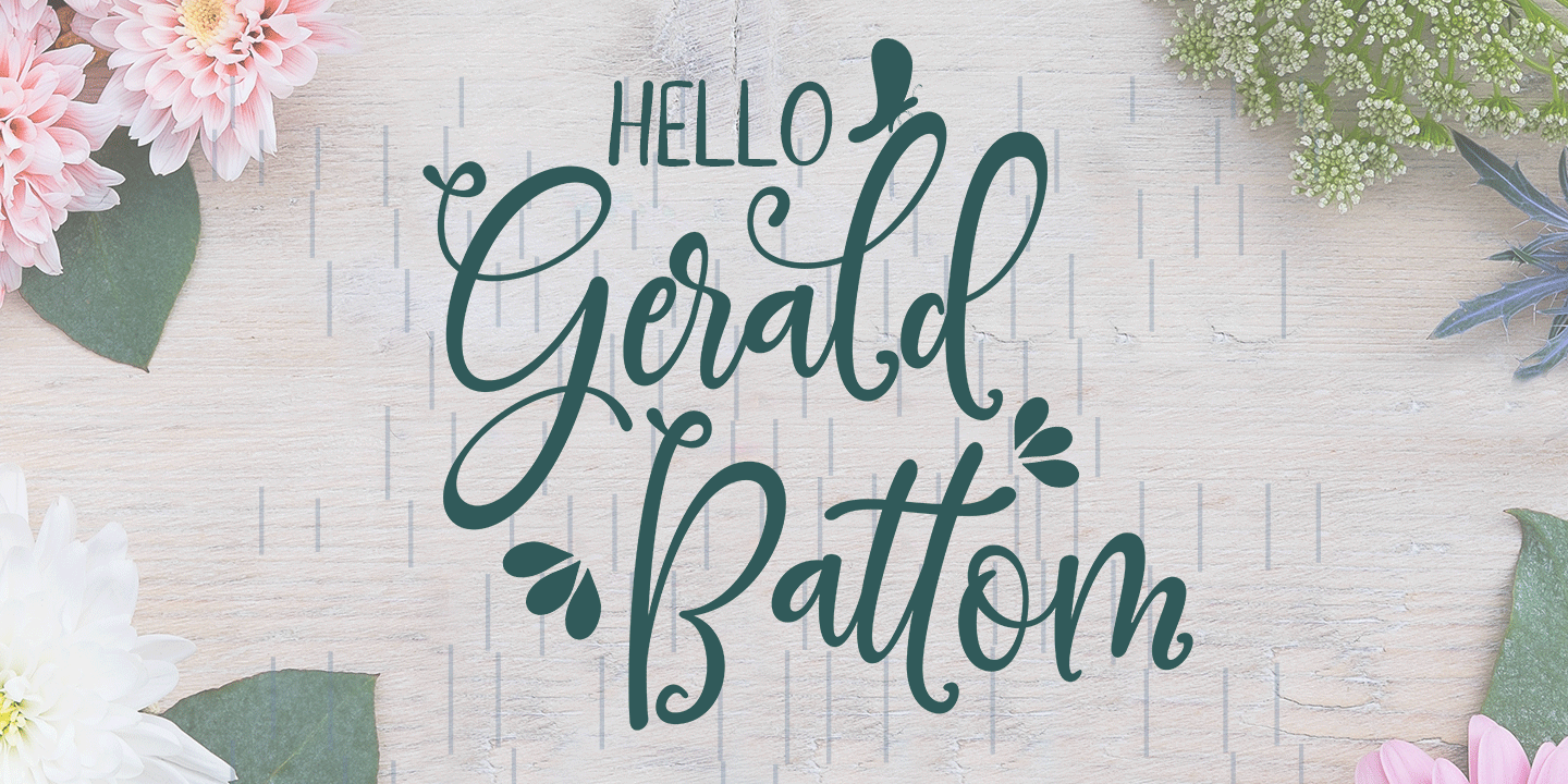 Gerald Battom Font